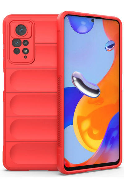 Newface Xiaomi Redmi Note 11 Pro Kılıf Optimum Silikon - Kırmızı resmi