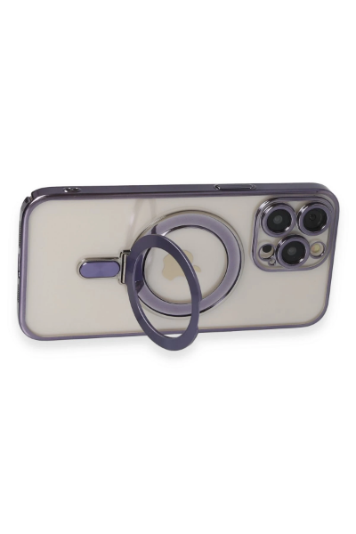 Joko iPhone 14 Pro Era Magsafe Standlı Kapak - Derin Mor resmi