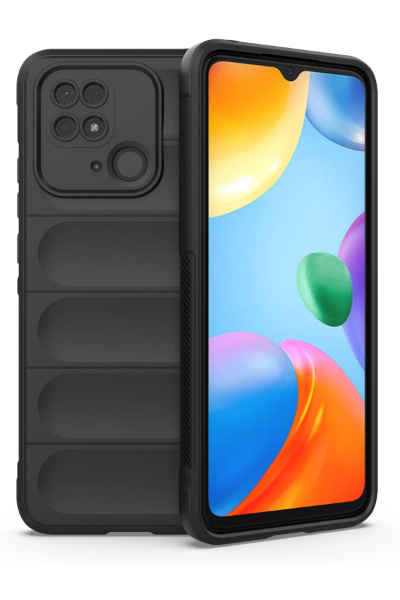 Newface Xiaomi Redmi 10C Kılıf Optimum Silikon - Siyah resmi