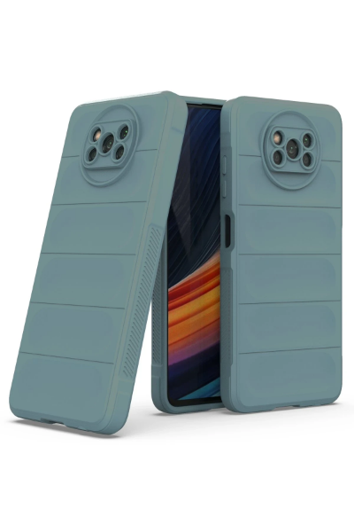 Newface Xiaomi Pocophone X3 Kılıf Optimum Silikon - Koyu Yeşil resmi