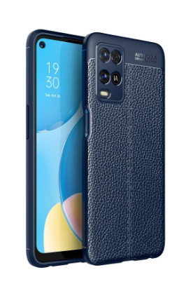 Newface Oppo A54 4G Kılıf Auto Focus Kapak - Lacivert resmi