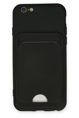 Newface iPhone 6 Kılıf Kelvin Kartvizitli Silikon - Siyah resmi