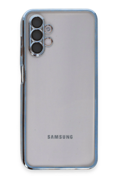 Newface Samsung Galaxy A04S Kılıf Razer Lensli Silikon - Açık Mavi resmi