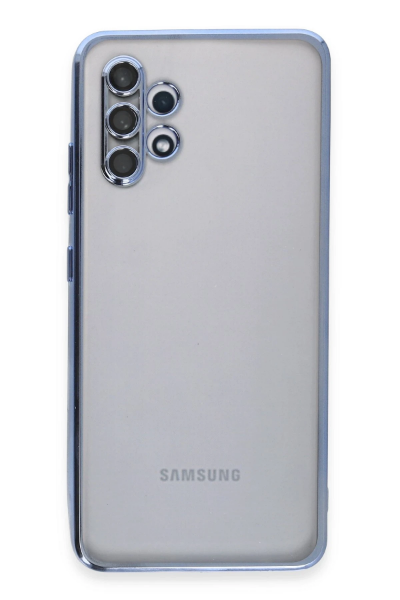 Newface Samsung Galaxy A32 Kılıf Razer Lensli Silikon - Açık Mavi resmi