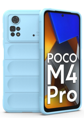 Newface Xiaomi Poco M4 Pro 4G Kılıf Optimum Silikon - Sky Blue resmi