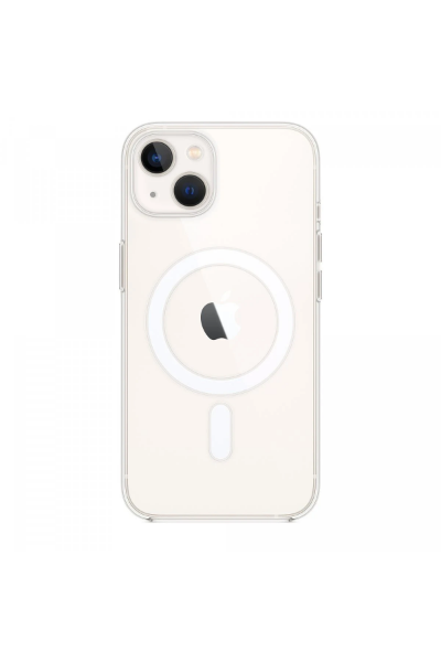 Newface iPhone 13 Kılıf Magneticsafe Şeffaf Silikon - Şeffaf resmi