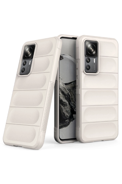 Newface Xiaomi Mi 12T Pro Kılıf Optimum Silikon - Krem resmi