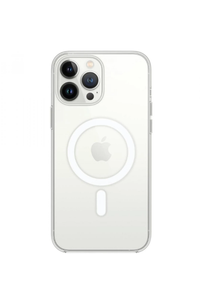 Newface iPhone 13 Pro Max Kılıf Magneticsafe Şeffaf Silikon - Şeffaf resmi