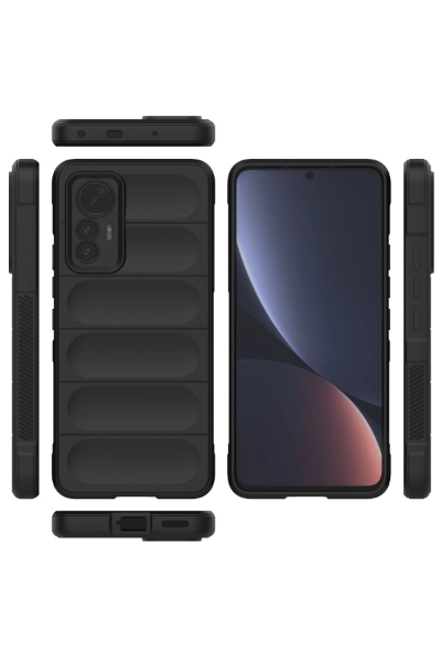 Newface Xiaomi Mi 12 Lite Kılıf Optimum Silikon - Siyah resmi