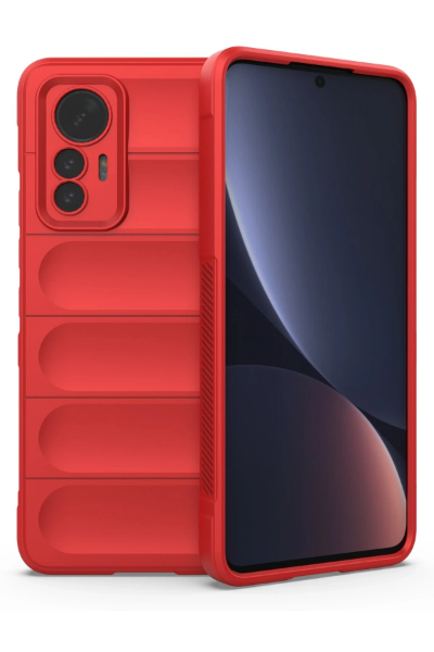 Newface Xiaomi Mi 12 Lite Kılıf Optimum Silikon - Kırmızı resmi