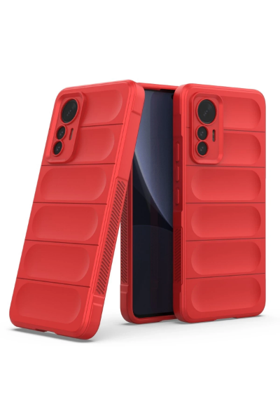 Newface Xiaomi Mi 12 Lite Kılıf Optimum Silikon - Kırmızı resmi