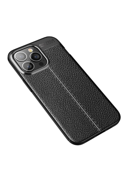 Newface iPhone 13 Pro Max Kılıf Auto Focus Kapak - Siyah resmi