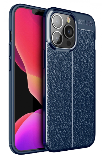 Newface iPhone 13 Pro Max Kılıf Auto Focus Kapak - Lacivert resmi