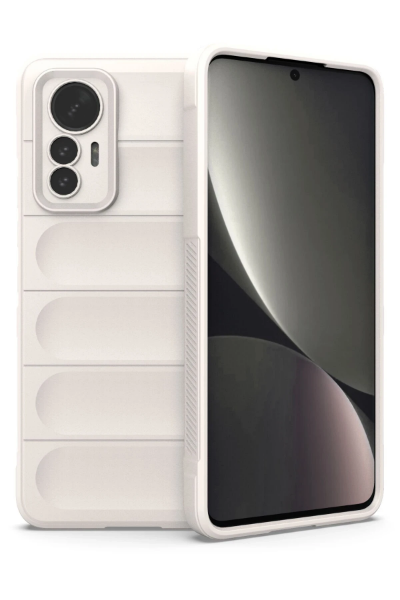 Newface Xiaomi Mi 12 Lite Kılıf Optimum Silikon - Krem resmi