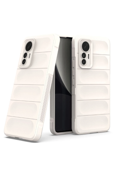 Newface Xiaomi Mi 12 Lite Kılıf Optimum Silikon - Krem resmi