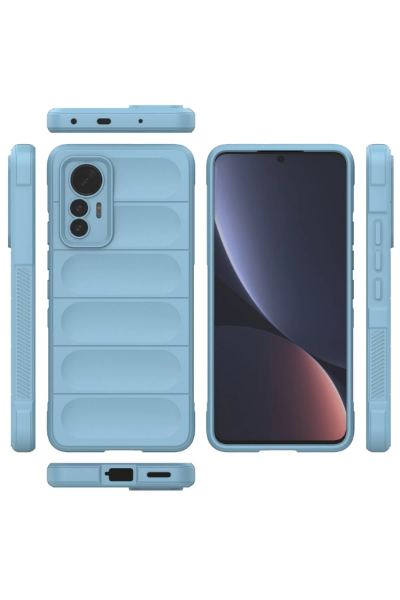 Newface Xiaomi Mi 12 Lite Kılıf Optimum Silikon - Sky Blue resmi