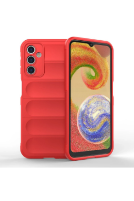 Newface Samsung Galaxy A14 4G Kılıf Optimum Silikon - Kırmızı resmi