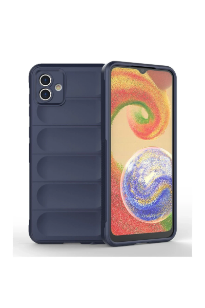 Newface Samsung Galaxy A04E Kılıf Optimum Silikon - Lacivert resmi