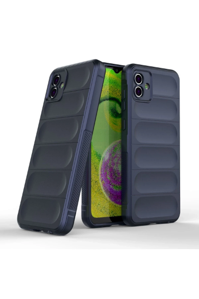 Newface Samsung Galaxy A04E Kılıf Optimum Silikon - Lacivert resmi