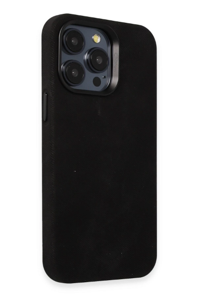 Joko iPhone 14 Pro Kılıf Velvet Magsafe Kapak - Siyah resmi