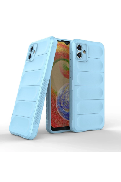 Newface Samsung Galaxy A04E Kılıf Optimum Silikon - Sky Blue resmi