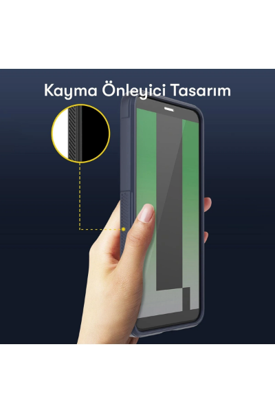 Newface Huawei Mate 10 Lite Kılıf Optimum Silikon - Lacivert resmi