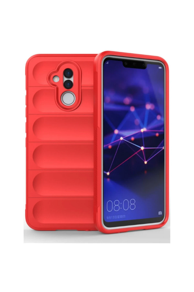 Newface Huawei Mate 20 Lite Kılıf Optimum Silikon - Kırmızı resmi