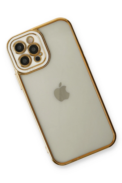 Newface iPhone 12 Pro Max Kılıf Liva Lens Silikon - Beyaz resmi