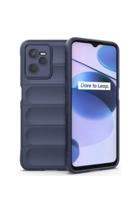 Newface Realme C35 Kılıf Optimum Silikon - Lacivert resmi