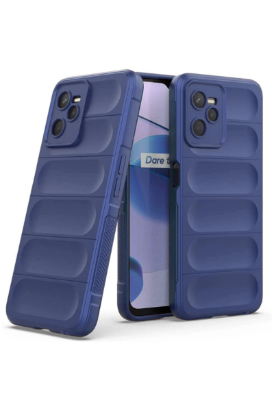 Newface Realme C35 Kılıf Optimum Silikon - Lacivert resmi