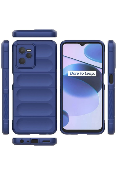 Newface Realme C35 Kılıf Optimum Silikon - Lacivert resmi