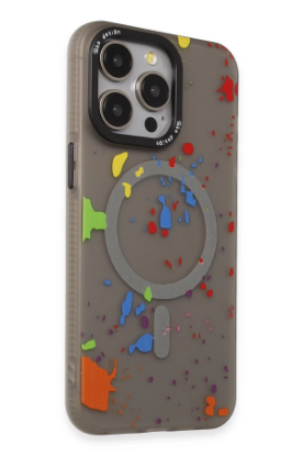 Joko iPhone 14 Pro Colorful Magsafe Kapak - Titan Gri resmi
