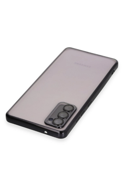 Newface Samsung Galaxy S20 FE Kılıf Razer Lensli Silikon - Siyah resmi
