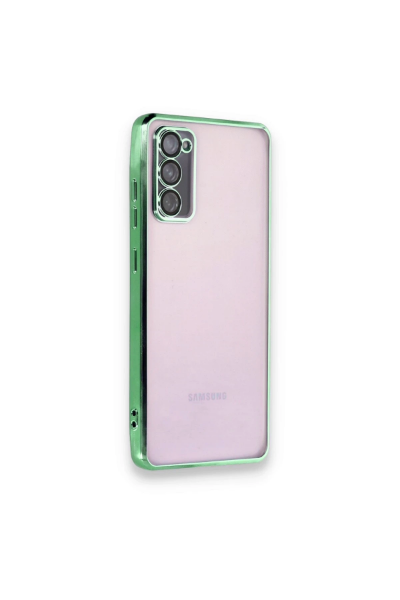 Newface Samsung Galaxy S20 FE Kılıf Razer Lensli Silikon - Yeşil resmi