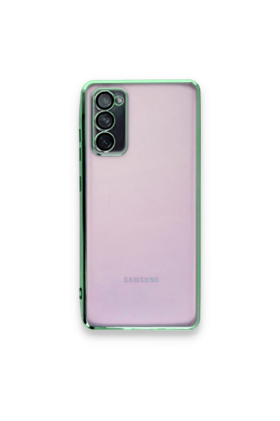 Newface Samsung Galaxy S20 FE Kılıf Razer Lensli Silikon - Yeşil resmi