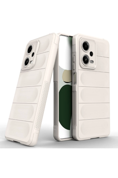 Newface Xiaomi Poco X5 5G Kılıf Optimum Silikon - Krem resmi