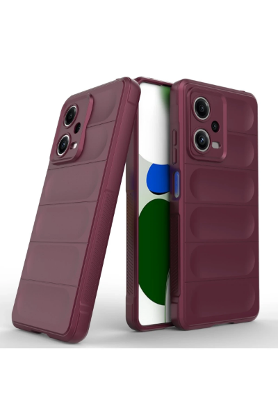 Newface Xiaomi Poco X5 5G Kılıf Optimum Silikon - Bordo resmi