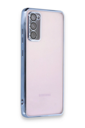 Newface Samsung Galaxy S20 FE Kılıf Razer Lensli Silikon - Açık Mavi resmi