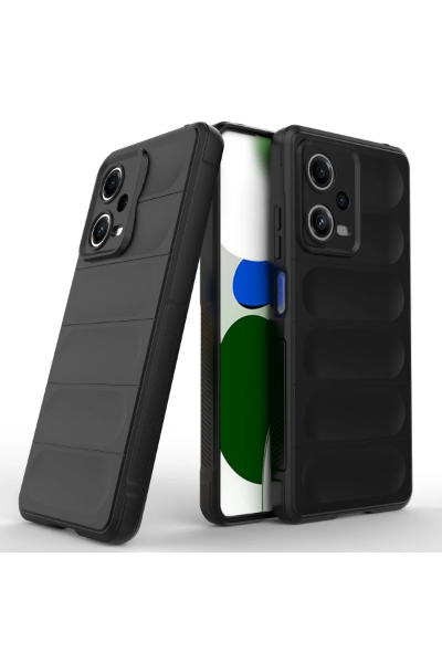 Newface Xiaomi Poco X5 5G Kılıf Optimum Silikon - Siyah resmi