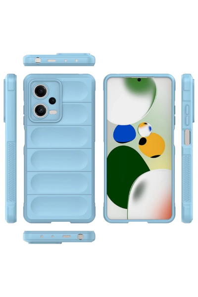 Newface Xiaomi Poco X5 5G Kılıf Optimum Silikon - Sky Blue resmi