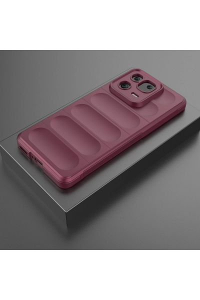 Newface Xiaomi Mi 13 Kılıf Optimum Silikon - Bordo resmi