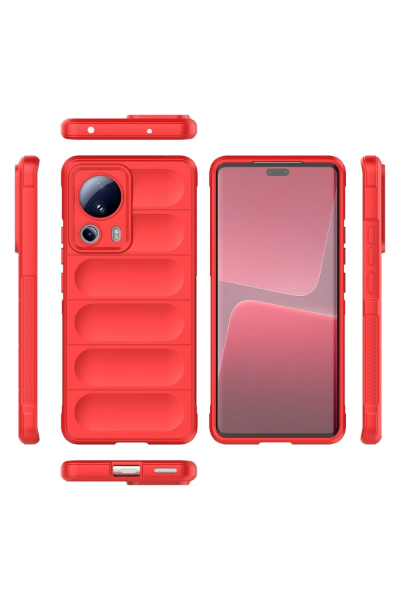 Newface Xiaomi Mi 13 Lite Kılıf Optimum Silikon - Kırmızı resmi