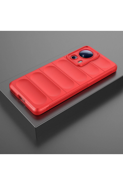 Newface Xiaomi Mi 13 Lite Kılıf Optimum Silikon - Kırmızı resmi