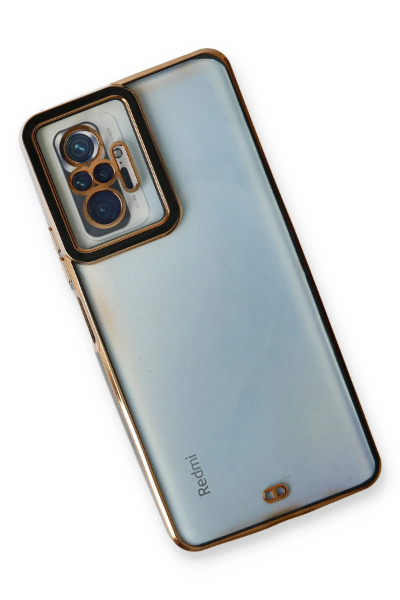 Newface Xiaomi Redmi Note 10 Pro Kılıf Liva Lens Silikon - Siyah resmi