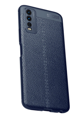 Newface Vivo Y11S Kılıf Auto Focus Kapak - Lacivert resmi
