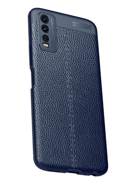Newface Vivo Y11S Kılıf Auto Focus Kapak - Lacivert resmi