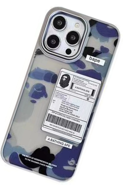 Movenchy iPhone 14 Pro Max Terra Desenli Kapak - Siyah - 3 resmi
