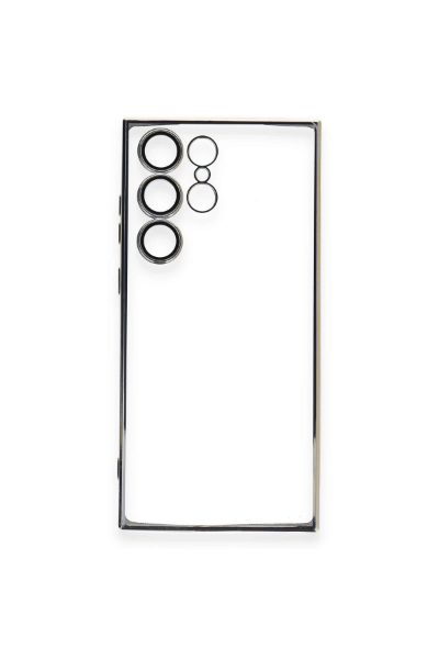 Newface Samsung Galaxy S23 Ultra Kılıf Razer Lensli Silikon - Gold resmi