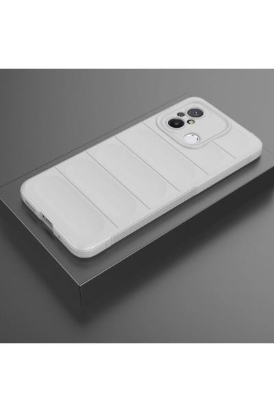 Newface Xiaomi Redmi 12C Kılıf Optimum Silikon - Krem resmi