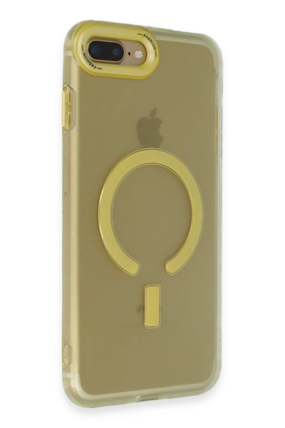 Newface iPhone 7 Plus Kılıf Troy Magsafe Kapak - Sarı resmi